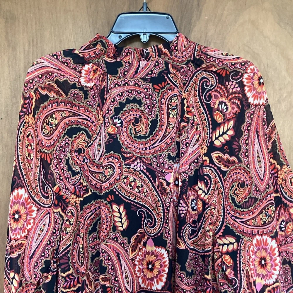 Relisted Harper 241 boho paisley floral print dress 20W - Picture 12 of 17